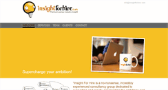 Desktop Screenshot of insightforhire.com